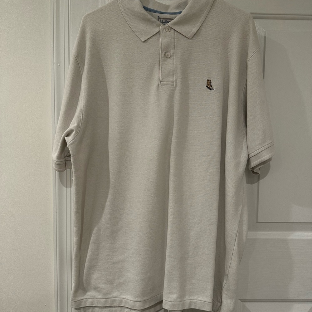 Men's Cream Polo Shirt